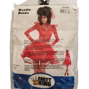 Party King Red Beetle Bride Costume